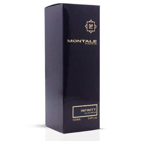 Montale Infinity Eau de Parfum Spray 100ml bottle, elegant packaging, showcasing the luxury scent of this Montale fragrance.