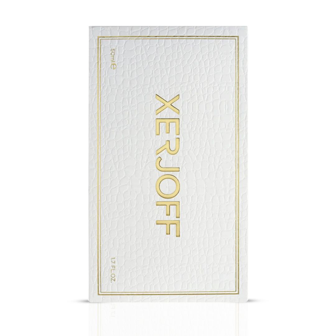 Xerjoff Elle Anniversary Parfum Spray 50ml bottle with elegant design and gold accents on a white background