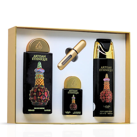 Artisan Ethnique 3-Piece Perfume Gift Set by Lattafa Pride (Gift Set)