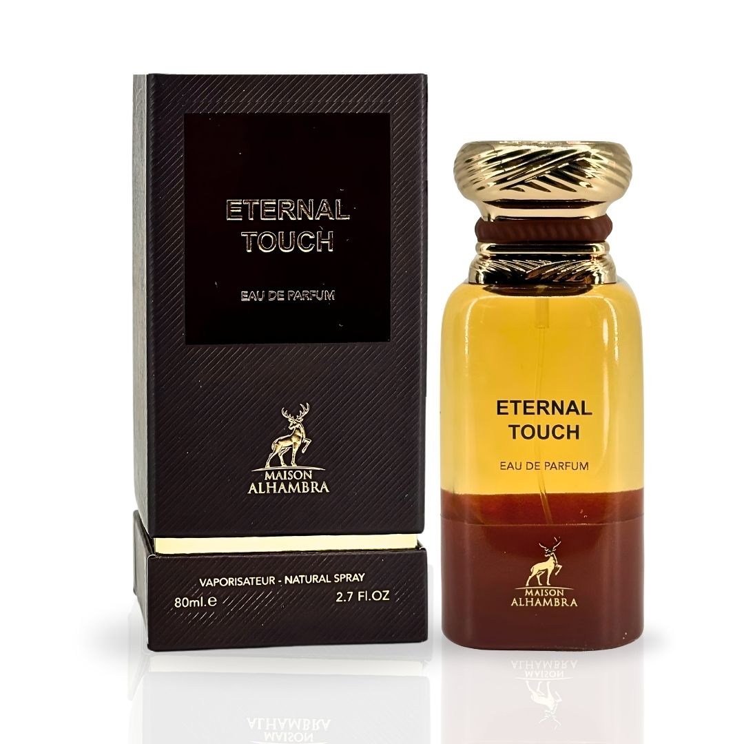 Eternal Touch EDP Spray 80ML (2.7OZ) by Maison Alhambra | Unleash Your Bold Essence with This Luxurious Fragrance. - Intense Oud