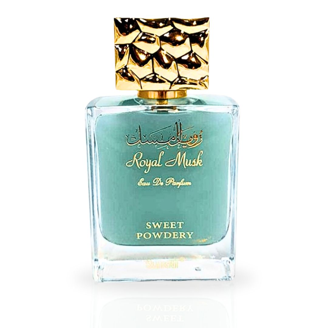 Royal Musk Sweet Powdery EDP Spray 100ML (3.4 OZ) by SURRATI (VELVET POUCH) | Exotic Fragrances for Men & Women. - Intense Oud