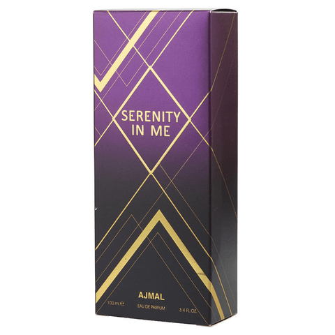 Ajmal Serenity in Me for Women 100ml Eau De Parfum bottle with elegant packaging and floral design.