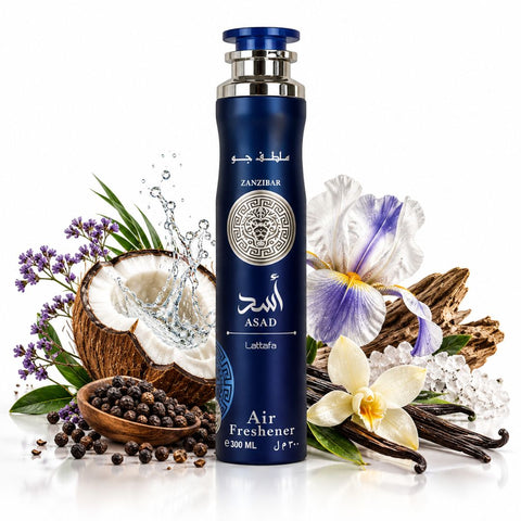 Asad Zanzibar Air Freshener 300ml (10.1 oz) by Lattafa