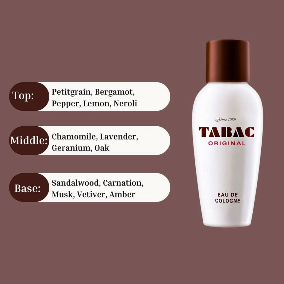 Miniature 4ml Maurer & Wirtz Tabac Original Eau De Toilette fragrance bottle, showcasing the luxurious perfume design.