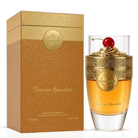 Intense Oud Tiramisu Speculoos and Choco Musk perfume bundle featuring 100ml Eau de Parfum sprays by Paris Corner and Al Rehab.