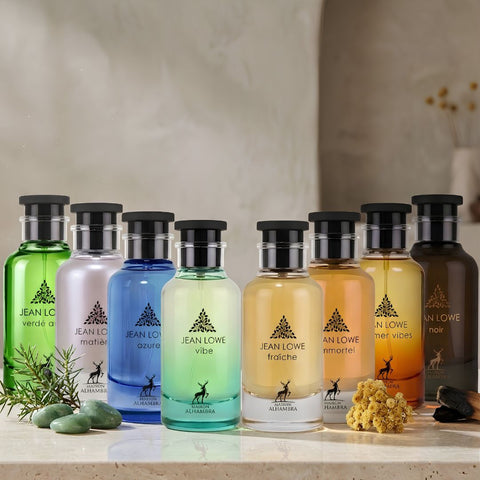 8 Piece Jean Lowe Eau de Parfum Sprays 100ml (3.4 oz) by Maison Alhambra (Collection)