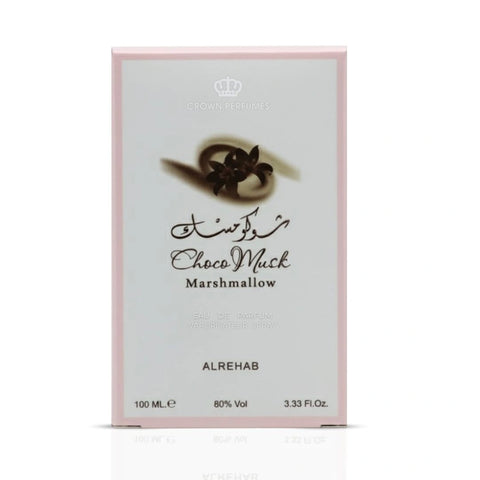 Choco Musk Marshmallow Eau de Parfum Spray 100ml (3.4 oz) by Al Rehab - Intense Oud