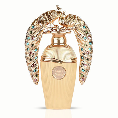 Afeef Eau De Parfum Spray 100ML (3.4 OZ) by Lattafa | An Exotic Fusion of Juicy Peach, Opulent Florals & Warm, Seductive Woods. - Intense Oud