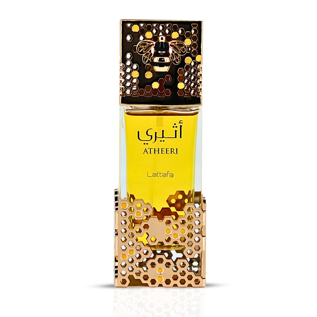 Atheeri Eau De Parfum Spray 100ML (3.4 OZ) by Lattafa | An Exotic Whisper of Floral Elegance, Where Orchid Blooms Over Vanilla Warmth. - Intense Oud