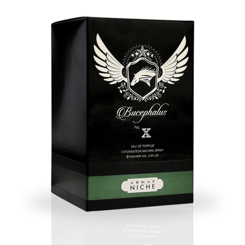 Bucephalus X EDP Spray 100ML (3.4 OZ) By Armaf | Long Lasting, Luxurious, Signature Unisex Fragrances. - Intense Oud