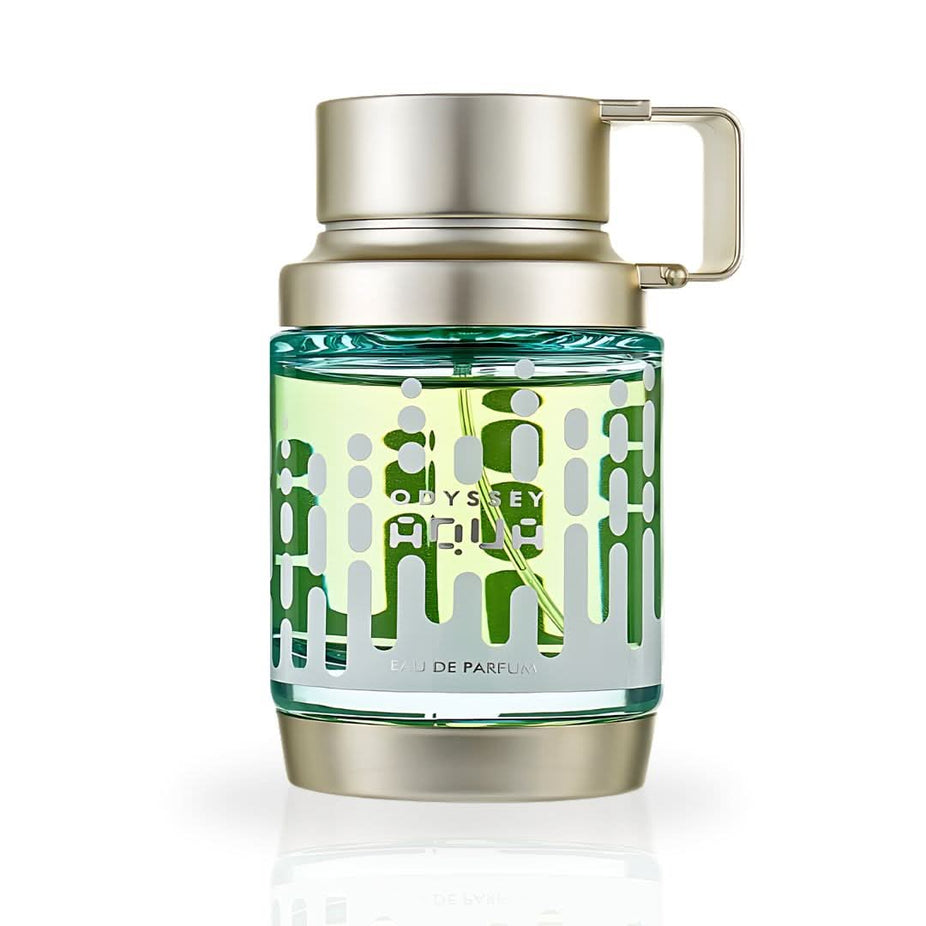Odyssey Aqua Edition Eau de Parfum Spray by Armaf, 100ml bottle with sleek packaging and fragrance details.