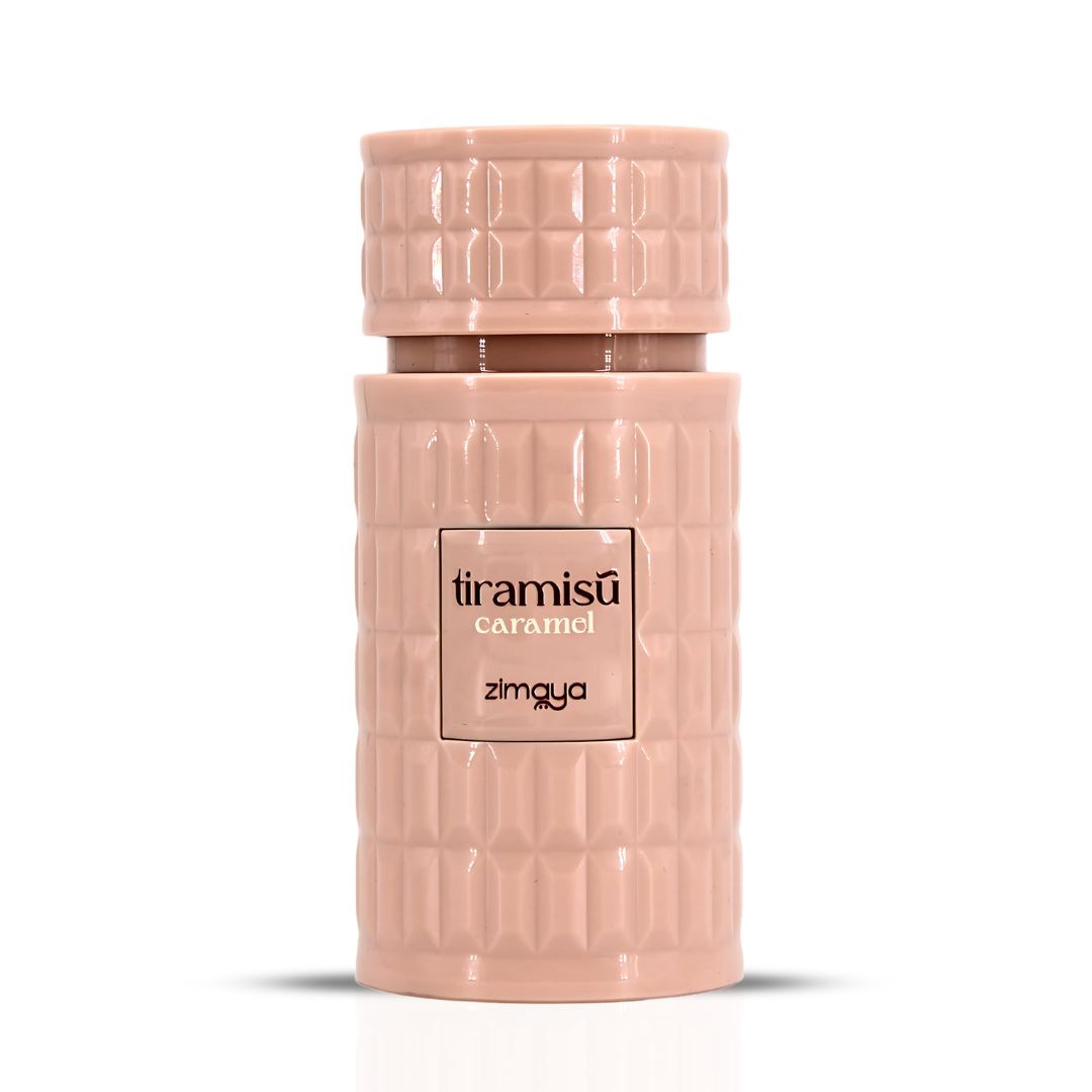 Tiramisu Caramel Eau De Parfum Spray 100ML (3.4 OZ) by Zimaya | A Sweet Blend of Caramel, Honey & Whiskey for a Sensual & Slightly Boozy Fragrance. - Intense Oud