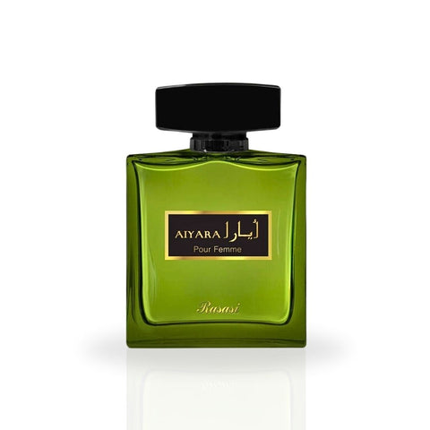 Aiyara Pour Femme EDP Spray 100ML (3.38 OZ) by Rasasi | Long Lasting, Refreshing, Floral, Luxurious Feminine Scent. - Intense Oud