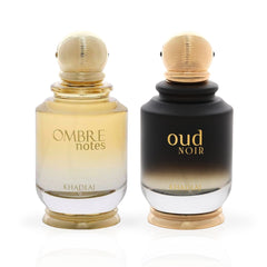 Ombre Notes & Oud Noir - EDP Sprays 100ML (3.4OZ) By Khadlaj. (PREMIUM BUNDLE) - Intense Oud