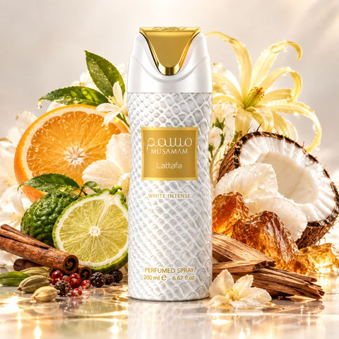 Musamam White Intense Deodorant 200ml (6.8 oz) by Lattafa