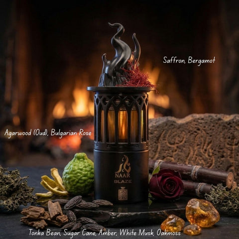 NAAR Blaze, Cozy, Smoke & Ember Eau de Parfum Sprays 100ml (3.4 oz) by Aura by Aura (Collection)