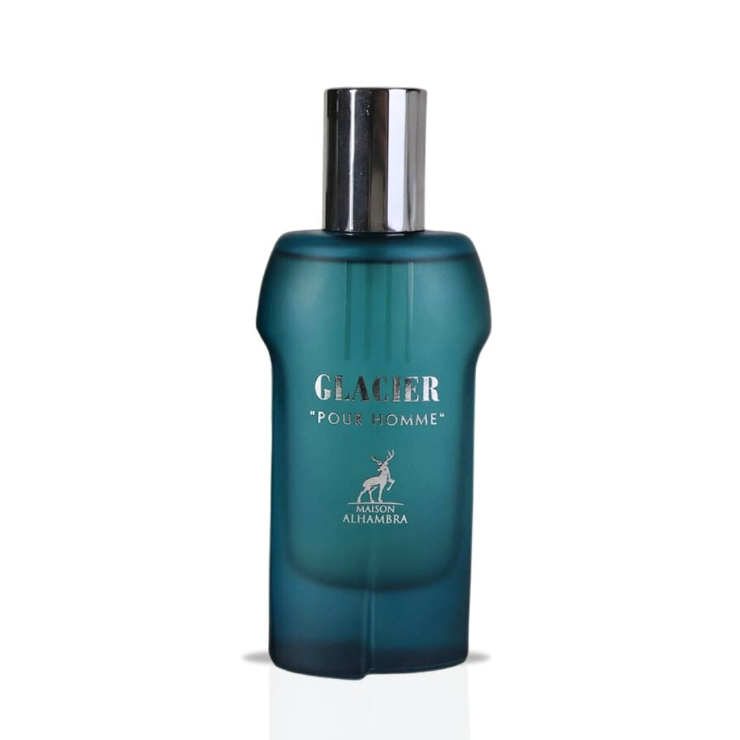 Glacier Pour Homme Eau De Parfum Spray 100ML (3.4 OZ) By Maison Alhambra | Long Lasting, Fresh, Spicy, Luxurious Fragrance. - Intense Oud