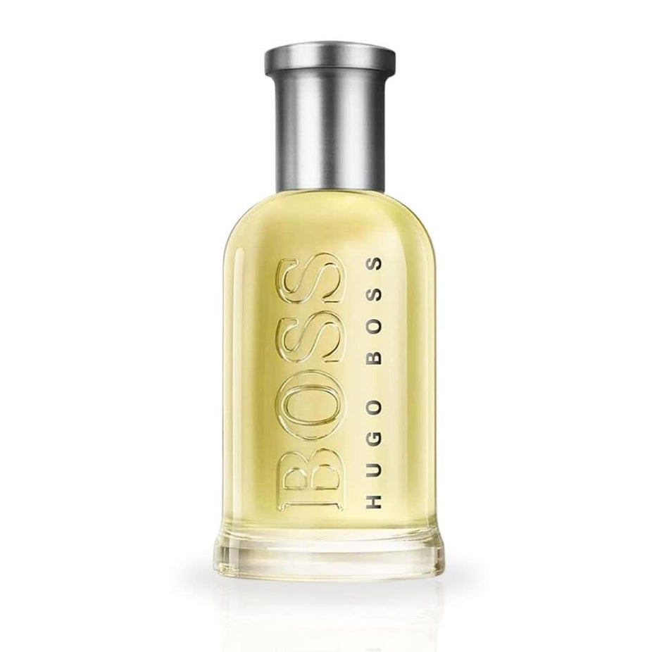 Hugo Boss Boss No. 6 for Men Eau De Toilette mini bottle, 5ml, showcasing sleek packaging and fragrance label.