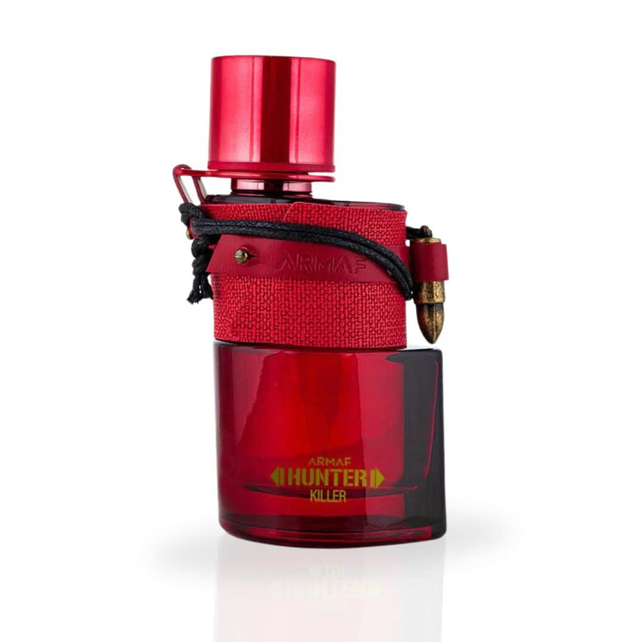 Armaf Hunter Killer For Men Eau De Parfum spray 100ML display with the fragrance bottle and packaging.