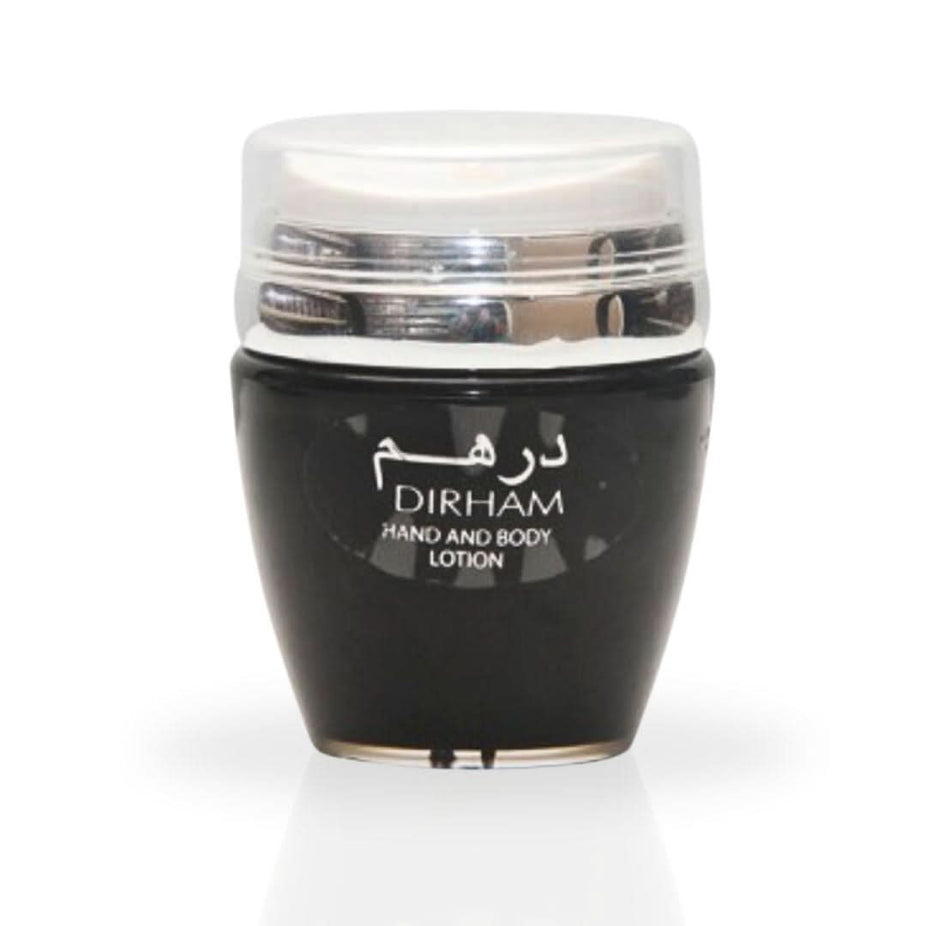 Ard Al Zaafaran Dirham hand and body lotion 45ML, moisturizing skin with a fresh fragrance, replenishes dry skin.