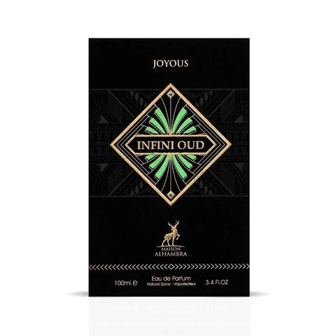 Infini Oud Joyous Eau de Parfum Spray 100ml (3.4 oz) by Maison Alhambr Infini Oud Joyous Eau de Parfum Spray 100ml (3.4 oz) by Maison Alhambr