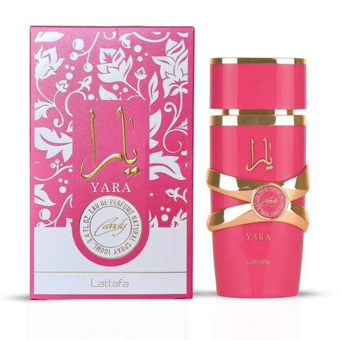Pink Blush by Ard Al Zaafaran & Yara Candy by Lattafa – Eau de Parfum Sprays 100ml (3.4 oz) | A Playful Pair — Juicy Fruits, Creamy Florals & Indulgent Sweetness. (Bundle) - Intense Oud