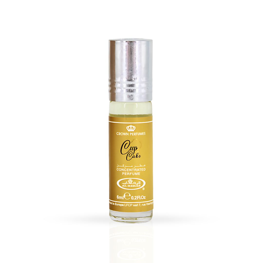 Cupcake Perfume Oil CPO 6ML (0.2 OZ) By Al Rehab | Citrus, Creamy Vanilla & Amber For A Cozy, Sweet Finish. (Pack Of 6) - Intense Oud