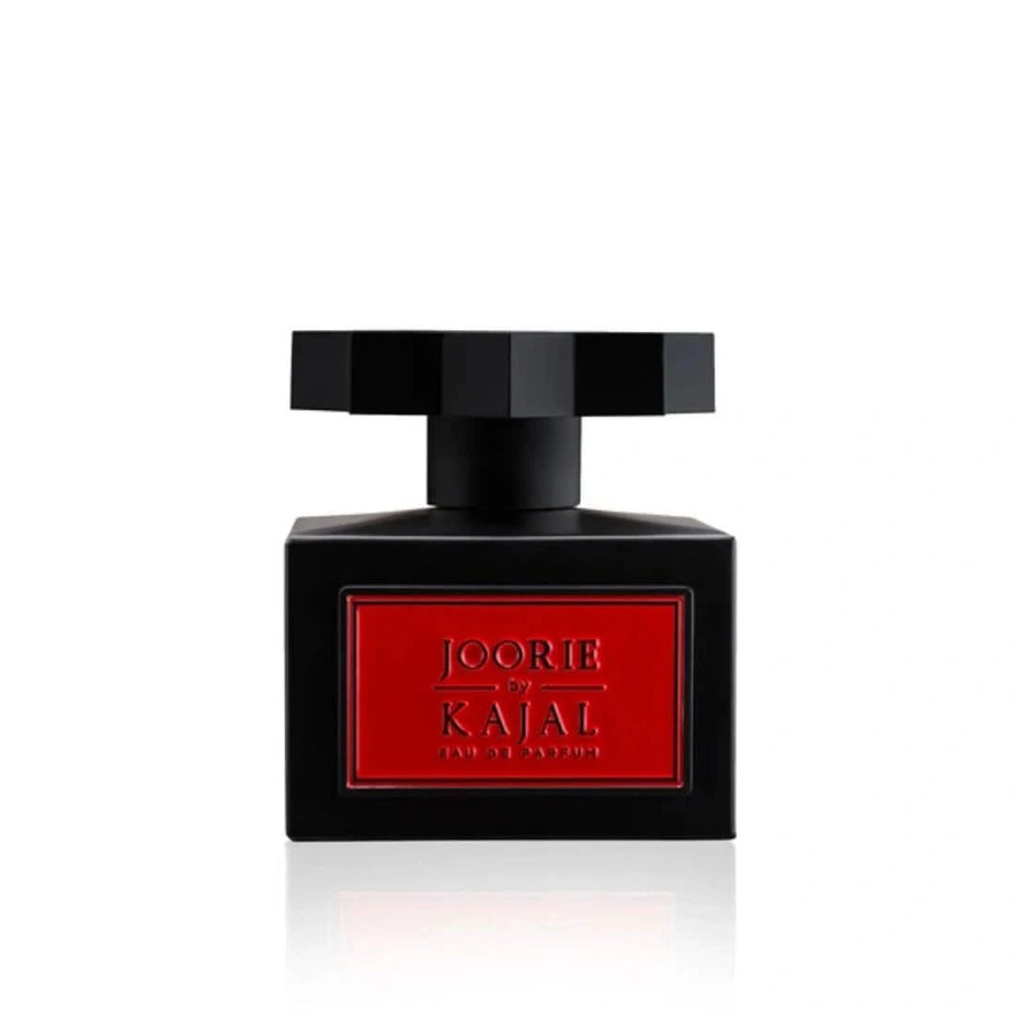 Kajal Joorie Eau de Parfum spray 100ml bottle with elegant packaging, showcasing the luxurious fragrance and stylish design.