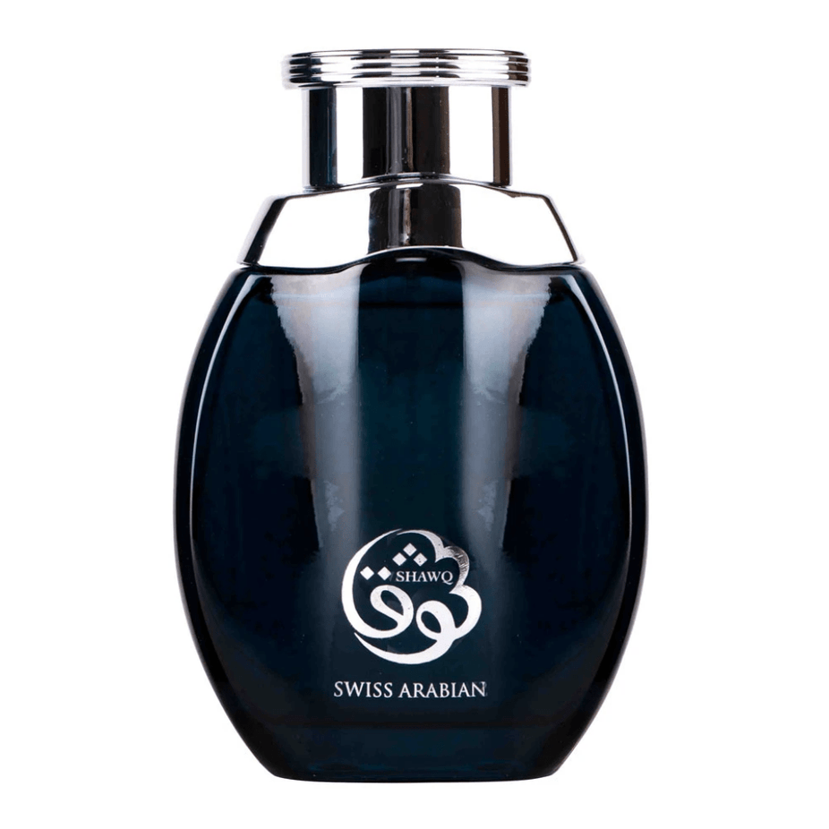 Shawq EDP- 100 ML (3.4 oz) by Swiss Arabian (BOTTLE WITH VELVET POUCH) - Intense oud
