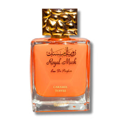 Royal Musk Caramel Toffee EDP 100ML (3.4 OZ) By SURRATI (VELVET POUCH) | Exotic Fragrances For Men & Women. - Intense Oud