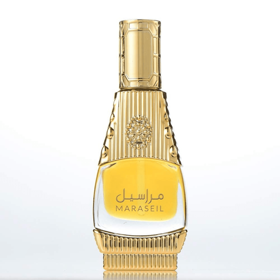 Rasasi Maraseil CPO concentrated perfume oil in 15ml bottle, with elegant packaging and a floral, aromatic fragrance.