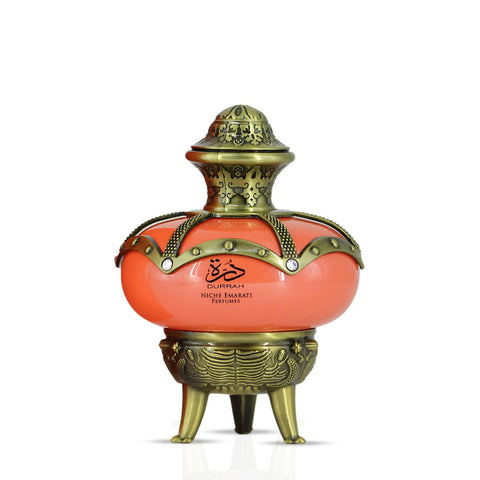 Niche Emarati Durrah Eau De Parfum Spray 100ml (3.4 oz) by Lattafa | Soft. Blooming. Unforgettable. - Intense Oud