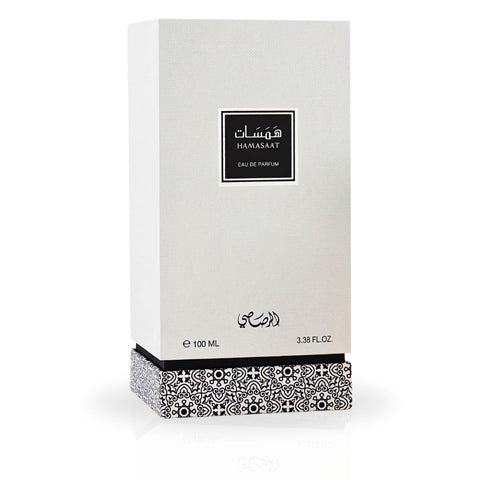 Hamasaat EDP Spray 100ML (3.38 OZ) by Rasasi | Long Lasting, Refreshing, Woody, Musky, Luxurious Unisex Scent. - Intense Oud