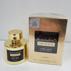 Confidential Private Gold EDP - 100ML by Lattafa - Intense oud