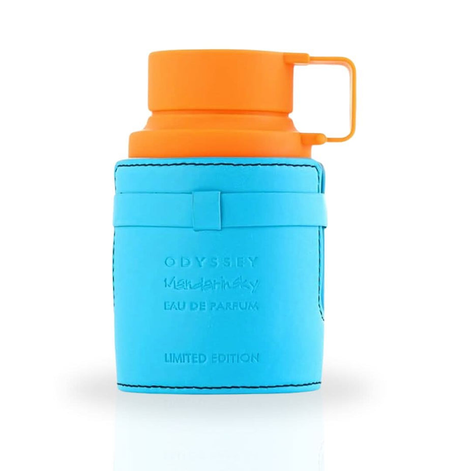 Odyssey Mandarin Sky Limited Edition Eau de Parfum spray by Armaf, 100ml bottle with sleek design and Mandarin citrus accents.