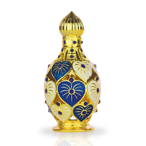 Hamidi Jawahir Perfume Oil CPO 12ml in velvet pouch, concentrated perfume oil with elegant packaging and branding.