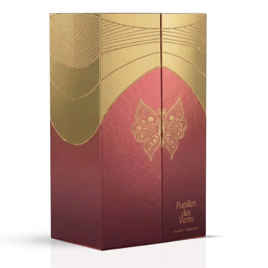 Paris Corner Papillon des Vents Eau de Parfum spray 100ml bottle with elegant packaging and floral design.