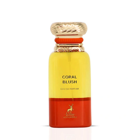 Coral Blush Eau de Parfum Spray 80ml (2.7 oz) by Maison Alhambra | Sweet, Rich & Unapologetically Daring - Intense Oud