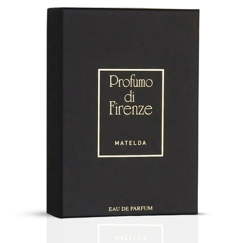 Profumo di Firenze Matelda Eau De Parfum 100ml bottle with elegant packaging and floral design.