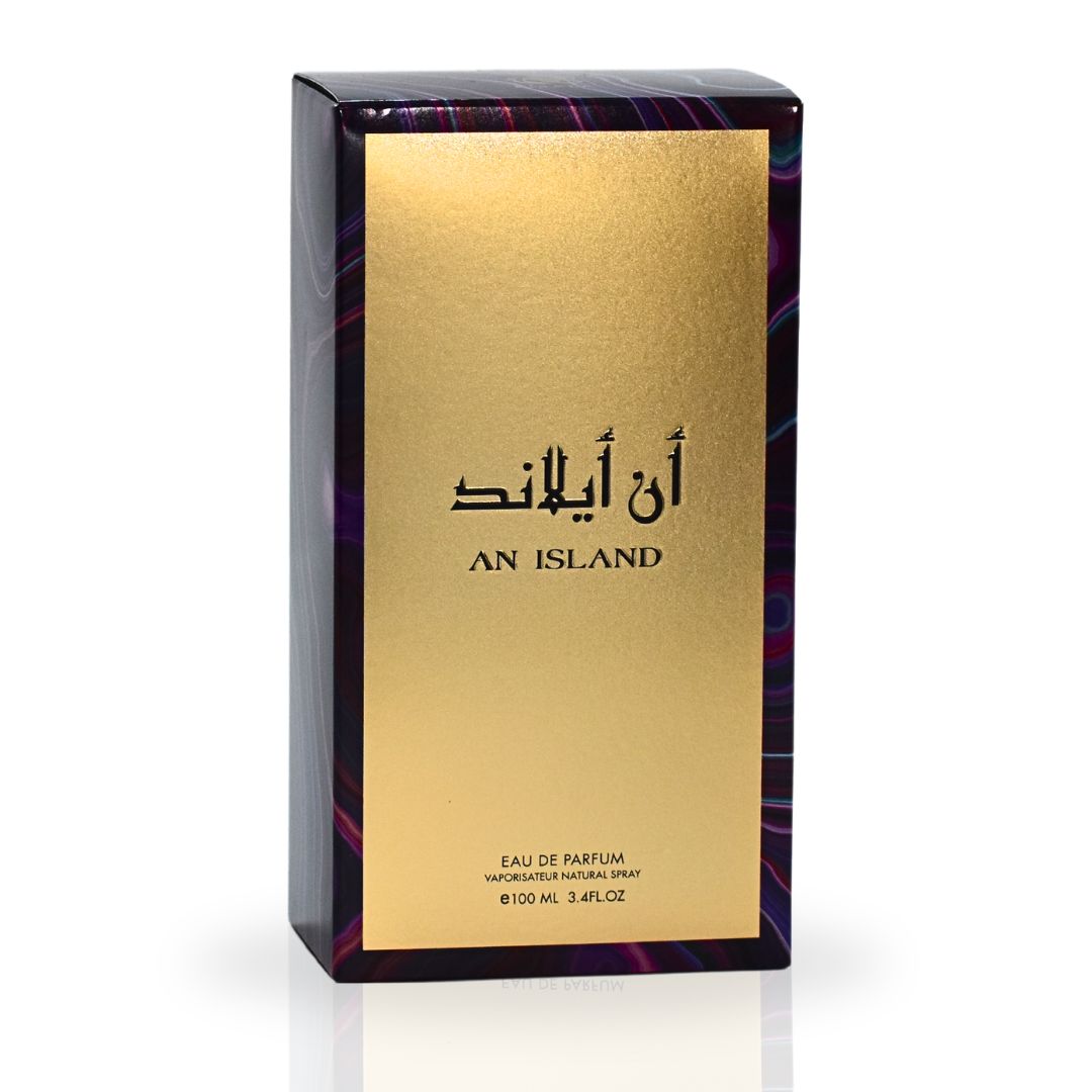 An Island EDP Spray 100ML (3.4 OZ) By RISALA | Experience The Fresh Coastal Vibes With This Luxurious Fragrance. - Intense Oud
