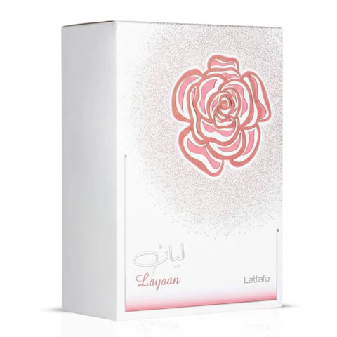 Layaan Eau de Parfum Spray 75ml (2.5 oz) by Lattafa - Intense Oud