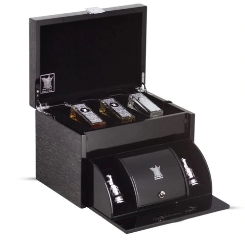Arabian Oud Al Seyada Collection 6-piece gift set with elegant perfume bottles and packaging, showcasing luxurious fragrance products.