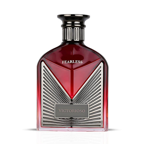 Victorioso Fearless Eau De Parfum Spray 100ML (3.4 OZ) by Maison Alhambra | A Warm, Spicy Blend of Fruit, Florals, and Woods for Cozy Elegance. - Intense Oud