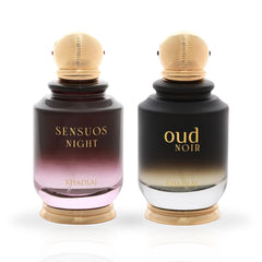 Sensuos Night & Oud Noir |ELEGANT SET| EDP-100Ml (3.4Oz) By Khadlaj - Intense Oud