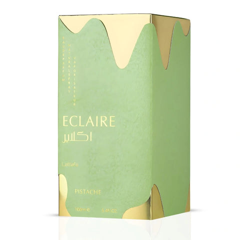 Eclaire Pistache Eau de Parfum Spray 100ml (3.4oz) by Lattafa - Intense Oud