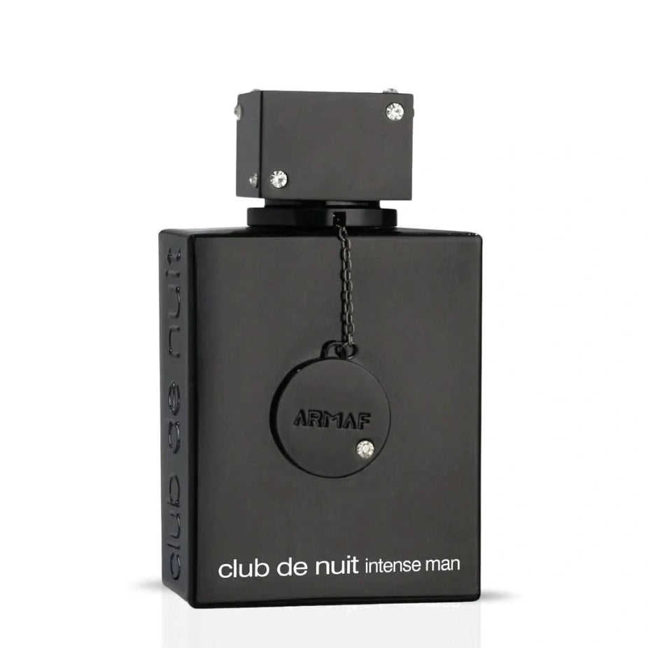 Armaf Club De Nuit Intense Man Eau de Parfum spray 200ml bottle, sleek design, with black and silver accents.