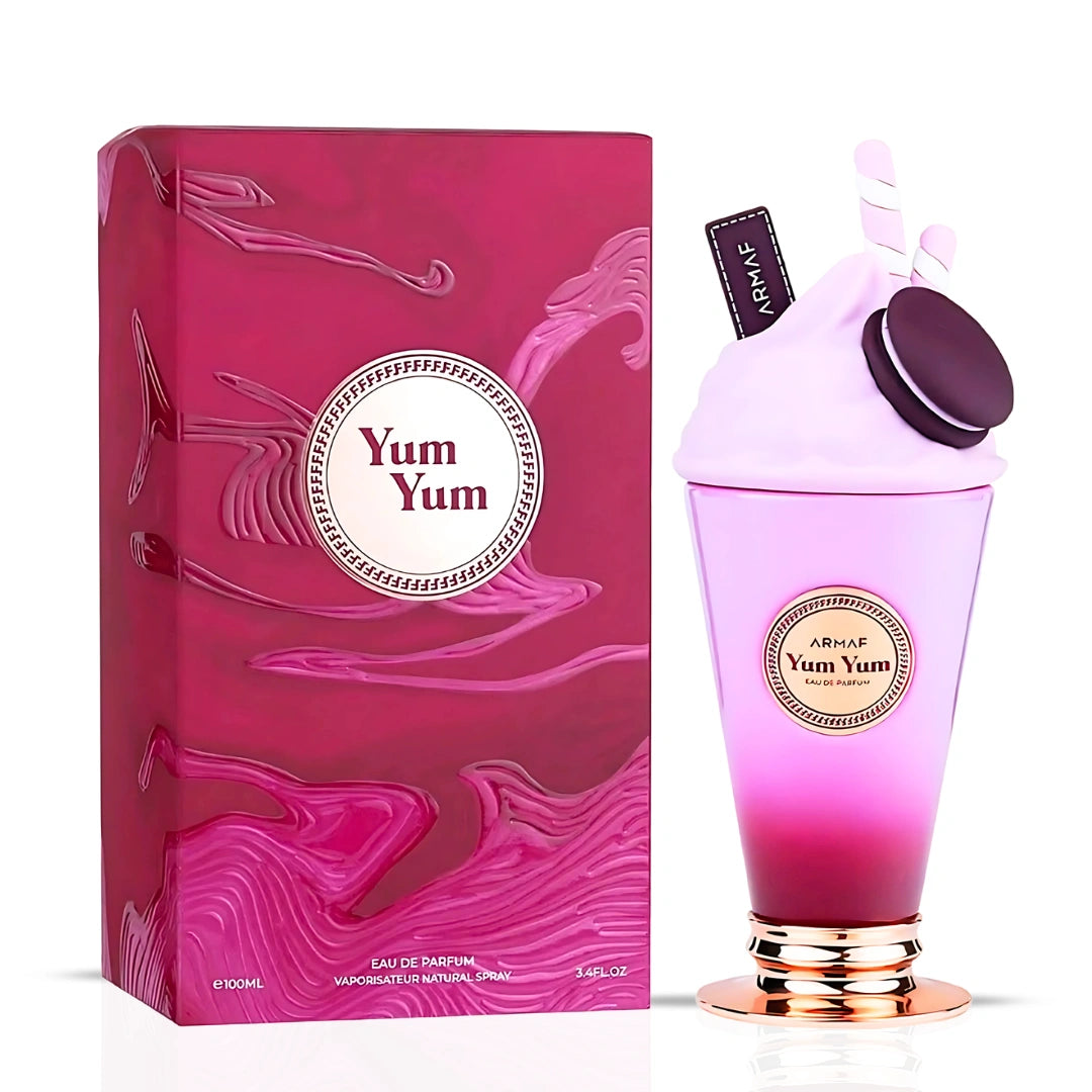 Armaf Island Bliss, Bon Bon & Yum Yum Eau de Parfum bundle with three 100ml spray bottles, featuring colorful fragrance packaging.