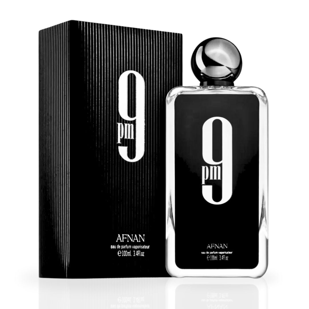 9pm EDP Spray 100ML (3.4OZ) By Afnan | Unlock your charm with this perfume for men. (PACK OF 3) - Intense Oud