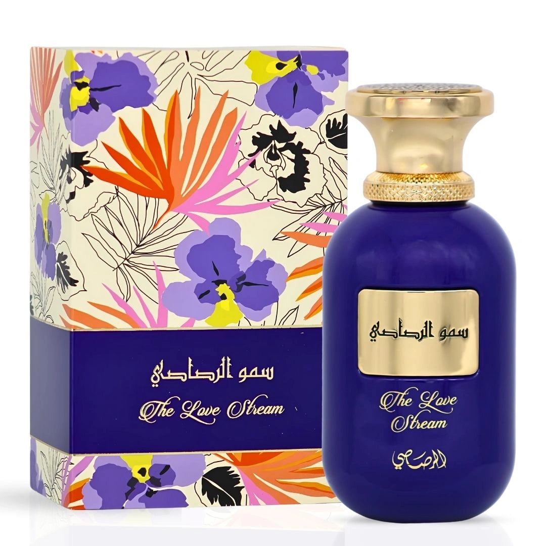 Somow Al Rasasi The Love Stream, Latona & Once Upon an Evening Eau de Parfum Sprays 100ml (3.4 oz) by Rasasi | A Symphony of Radiance, Warmth & Timeless Elegance (Bundle) - Intense Oud
