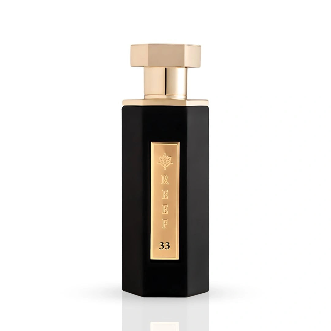 Reef 33 Eau de Parfum Spray 100ml (3.4 oz) by Reef Perfumes (Velvet Pouch) - Intense Oud